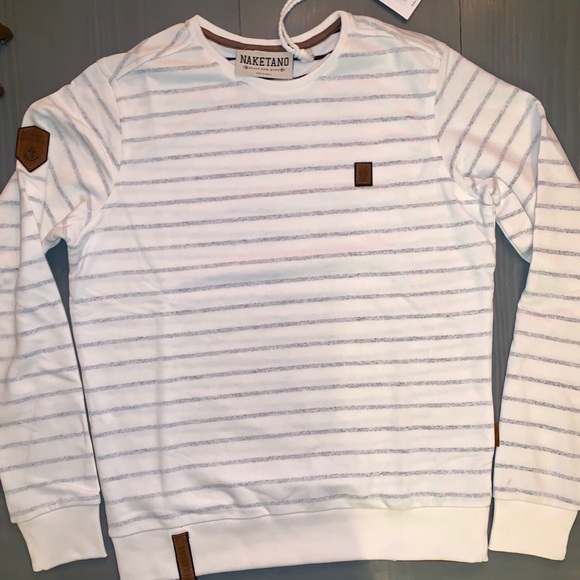 Men’s naketano striped sweatshirt size large - Picture 3 of 7